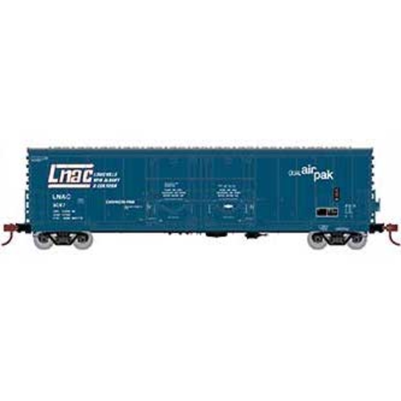 Athearn 67953 HO Scale RTR 50' Evans Double Door Boxcar Louisville, New Albany & Corydon LNAC 5087
