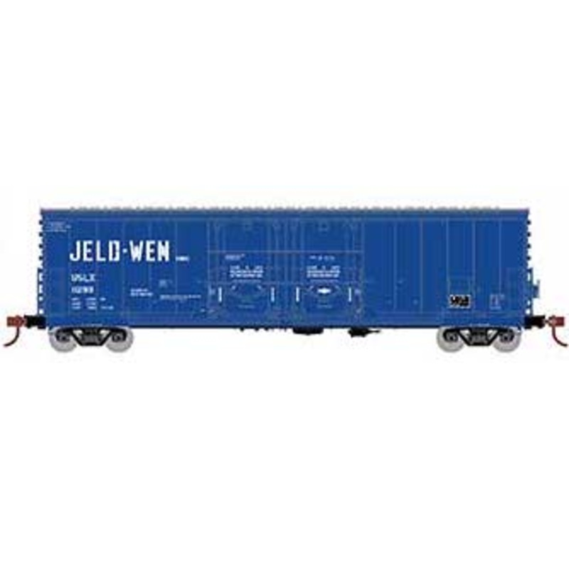 Athearn 67956 HO Scale RTR 50' Evans Double Door Boxcar Jeld-Wen USLX 11299