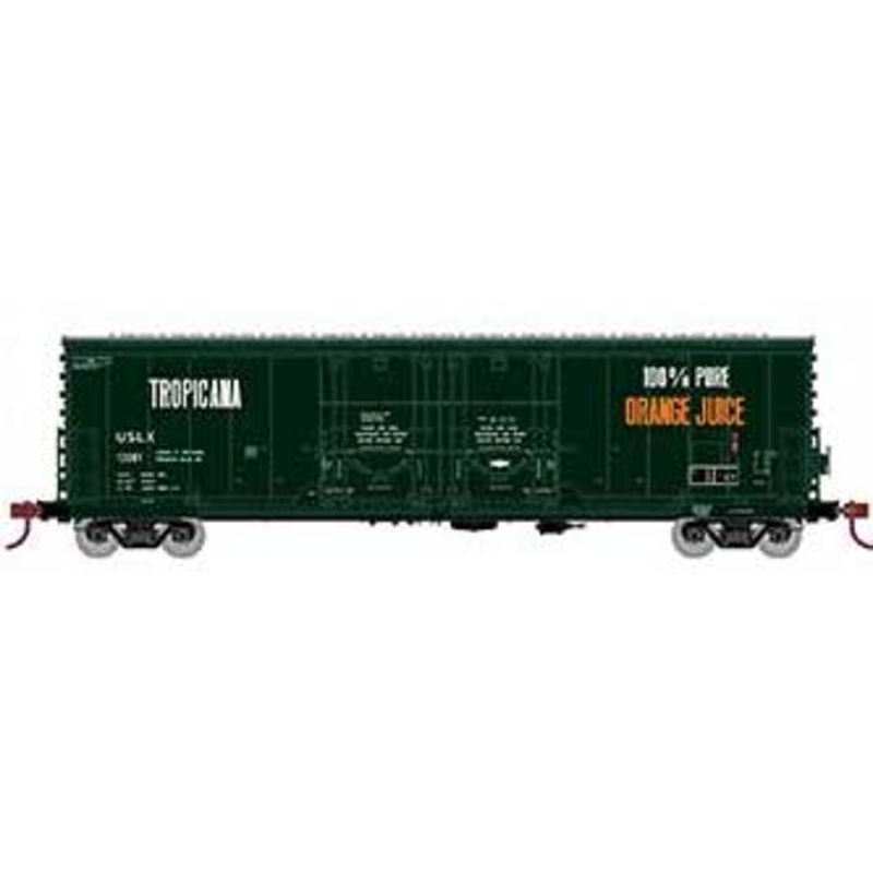 Athearn 67959 HO Scale RTR 50' Evans Double Door Boxcar Tropicana USLX 13081