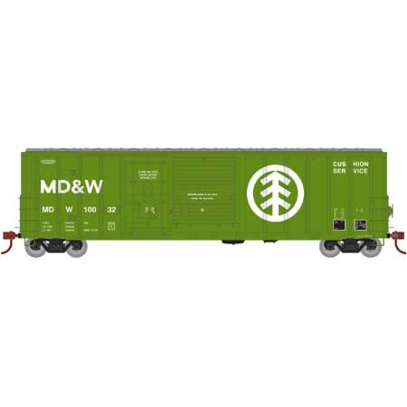 Athearn 71015 HO Scale 50' FMC Combo Door Boxcar MD&W 10032