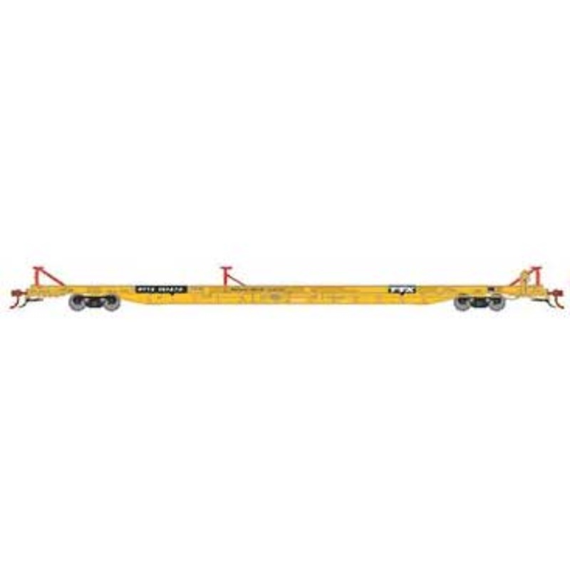 Athearn Genesis G69603 HO Scale F89-F TOFC Flatcar Trailer Train Yellow RTTX 151870