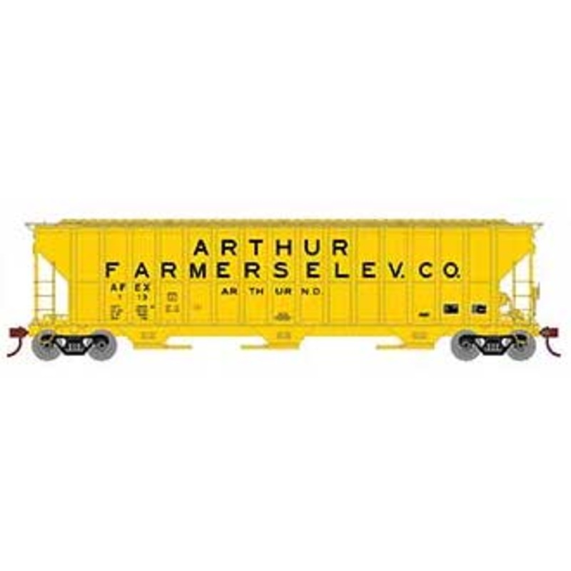 Athearn RTR 81578 HO 54' FMC 4700 Covered Hopper Arthur Farmers Elevator AFEX 113