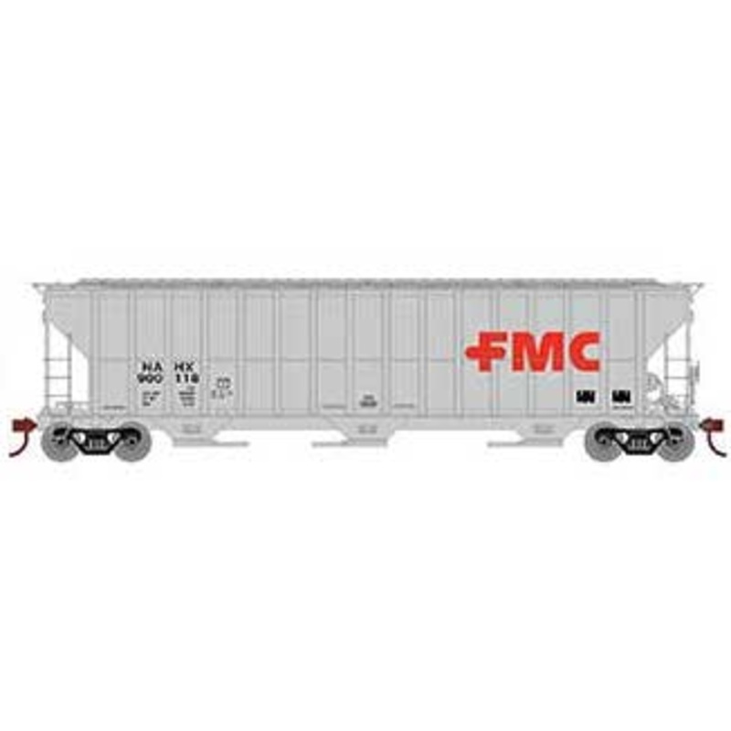 Athearn RTR 81581 HO 54' FMC 4700 Covered Hopper FMC NAHX 900118
