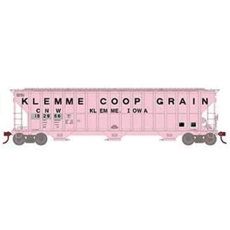 Athearn RTR 81584 HO 54' FMC 4700 Covered Hopper Patched C&NW 182966