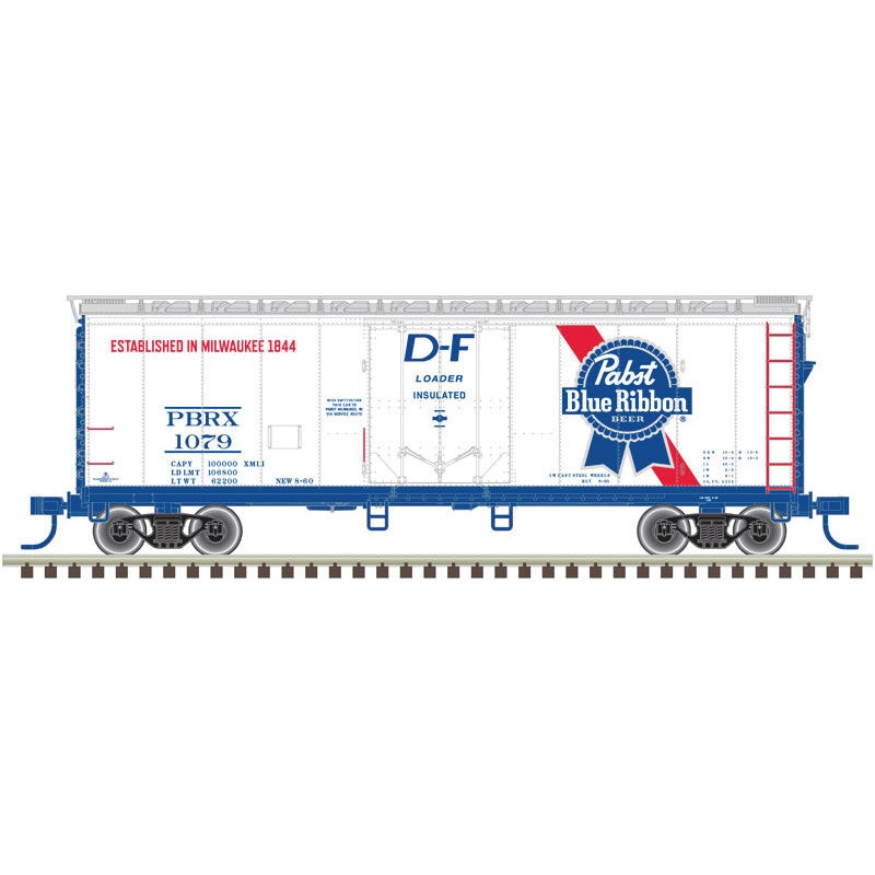Atlas 20006331 HO Scale 40' Boxcar Pabst Blue Ribbon PBRX 1027