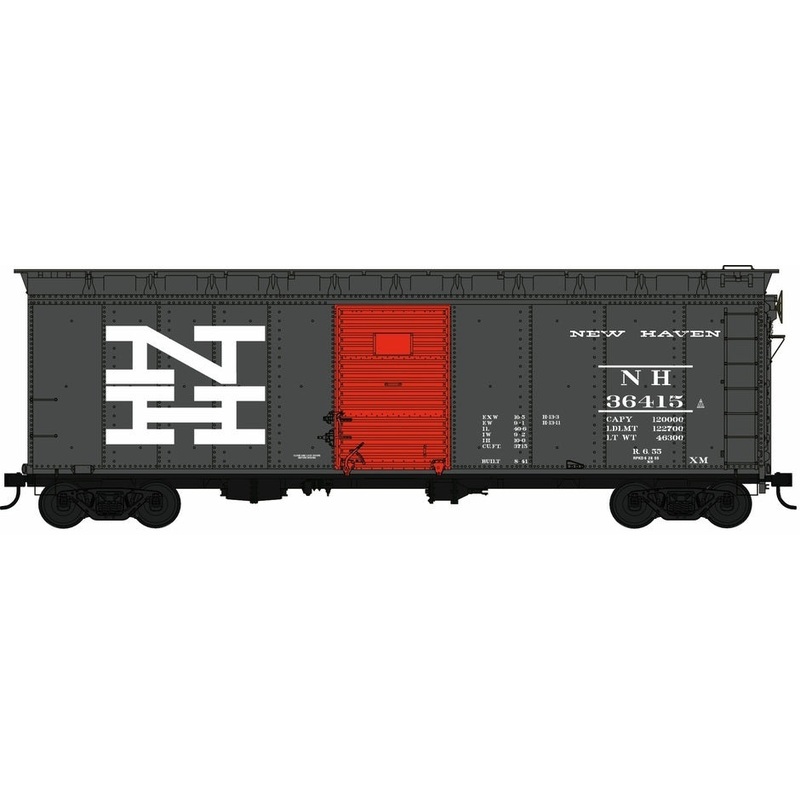 Bowser 41778 HO Scale 40' Boxcar New Haven NH 36415