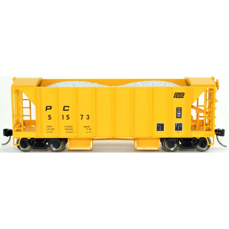 Bowser 42815 HO Scale 70 Ton Ballast Car with Side Chutes Penn Central PC 51657