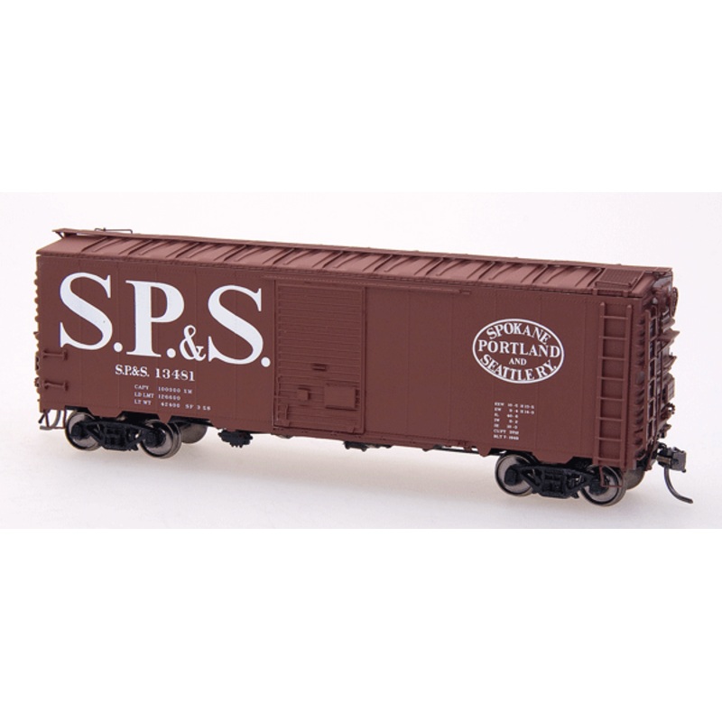 InterMountain 46006-16 HO Scale 12 Panel 40' Boxcar SP&S 13240 - NOS