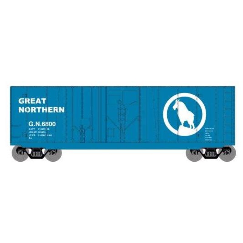 Roundhouse 1009 HO Scale 40' Grain Boxcar Great Northern GN 6800