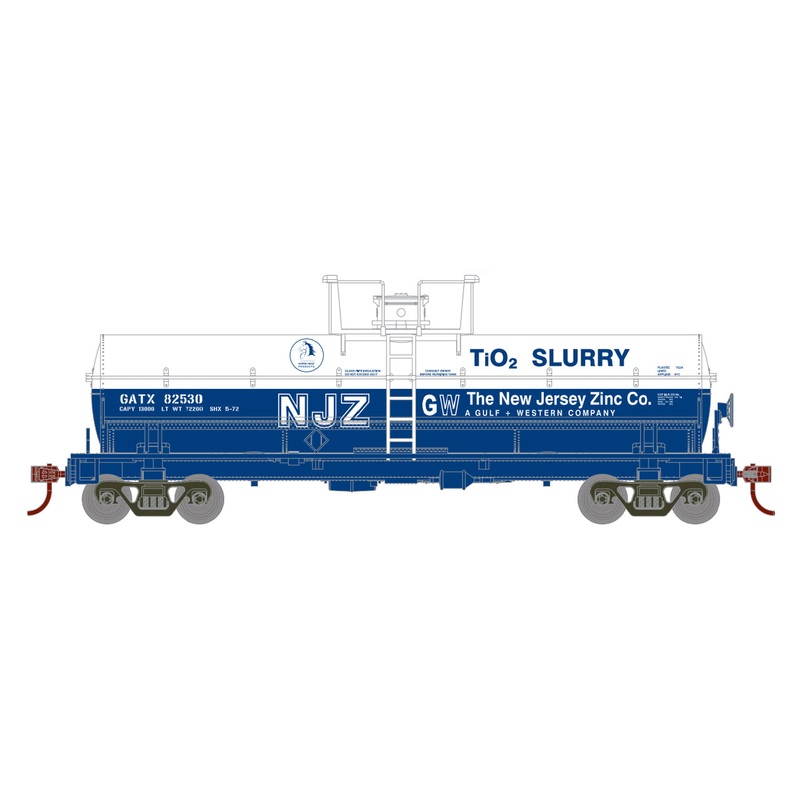 Roundhouse 1102 HO Scale cal Tank Car GATX 82537