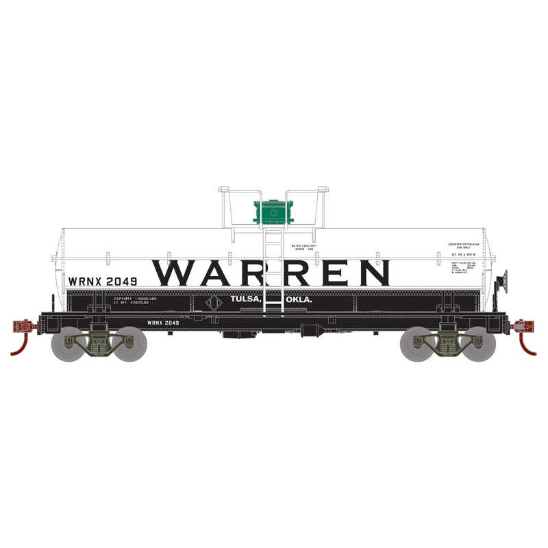 Roundhouse 1109 HO Scale Chemical Tank Car Warren WRNX 2049