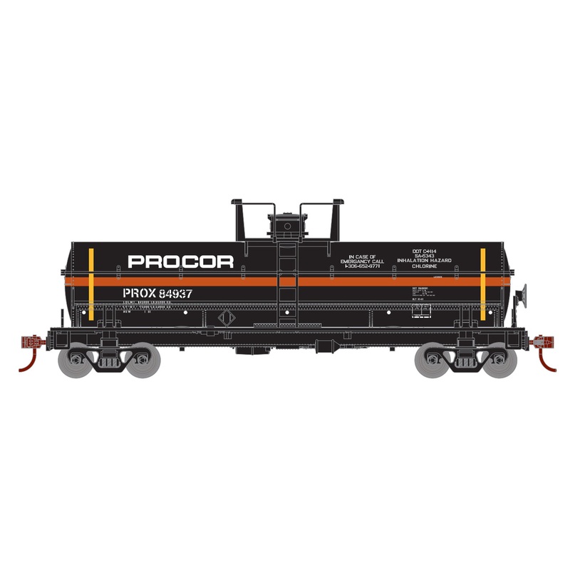 Roundhouse 1113 HO Scale Chemical Tank Car PROCOR PROX 84937