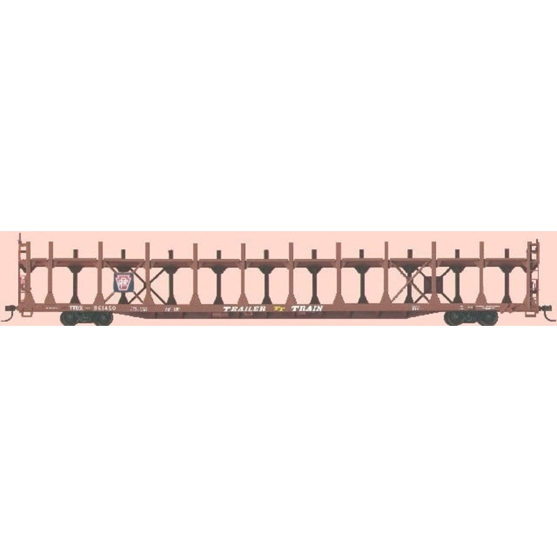 Accurail 9204 HO Scale 89' Bi-Level Open Auto Rack Kit PRR TTBX 961450 - NOS