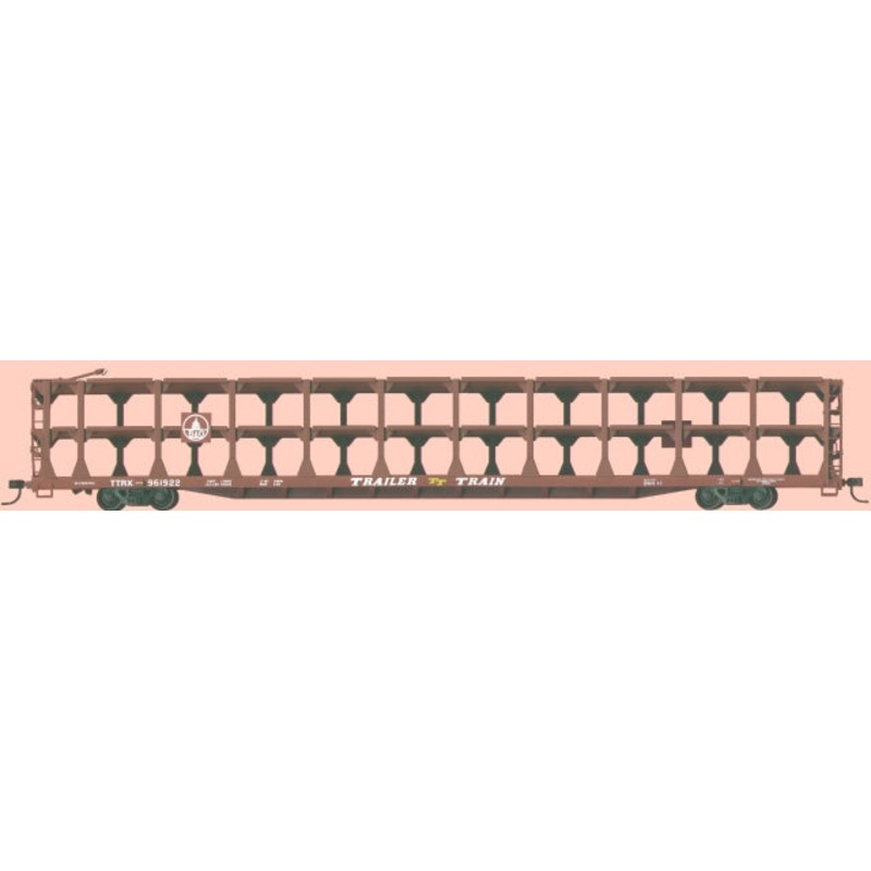 Accurail 9303 HO Scale 89' Tri-Level Open Auto Rack Kit B&O TTRX 961922 - NOS