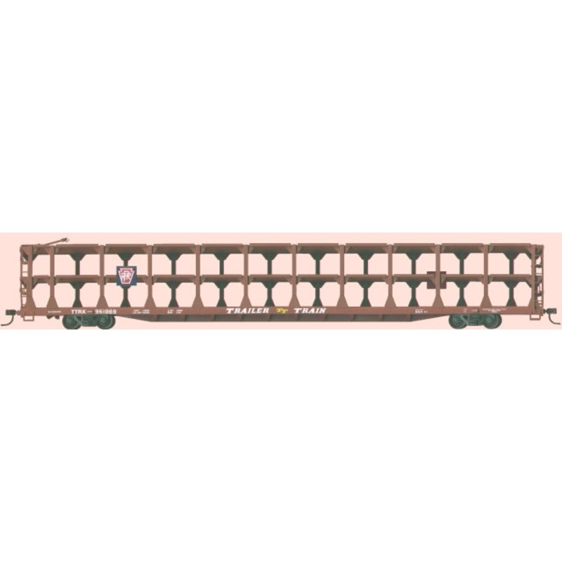 Accurail 9304 HO Scale 89' Tri-Level Open Auto Rack Kit PRR TTRX 961888 - NOS