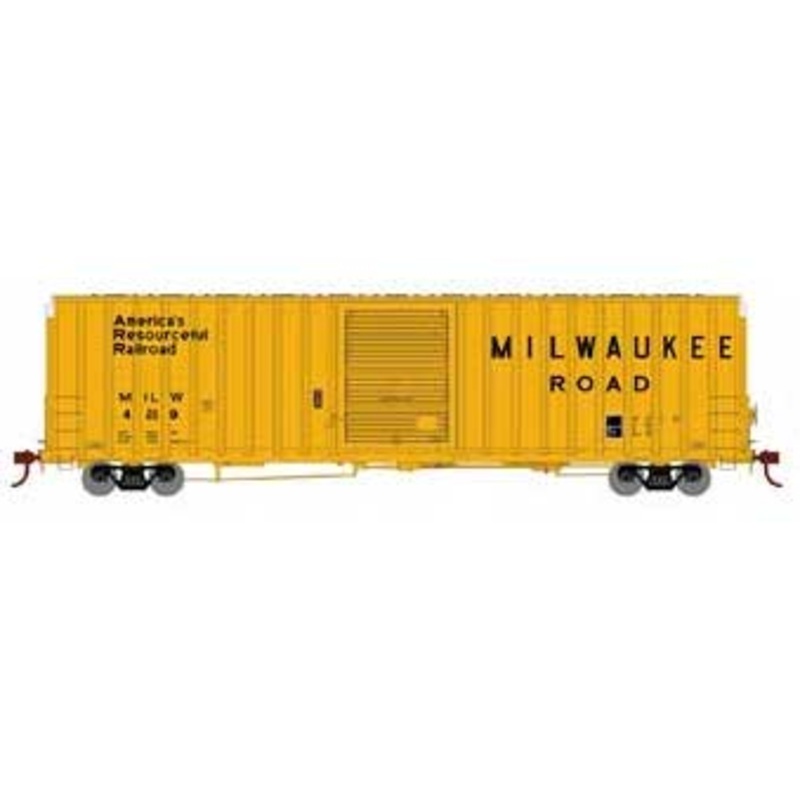 Athearn 16115 HO Scale FMC 60' Double Door Hi-Cube Boxcar Milwaukee Road MILW 4219
