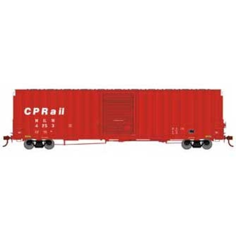 Athearn 16129 HO Scale FMC 60' Double Door Hi-Cube Boxcar Canadian Pacific CP/MILW 4253