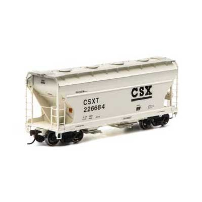 Athearn 93984 HO Scale ACF 2970 Covered Hopper CSX 226684
