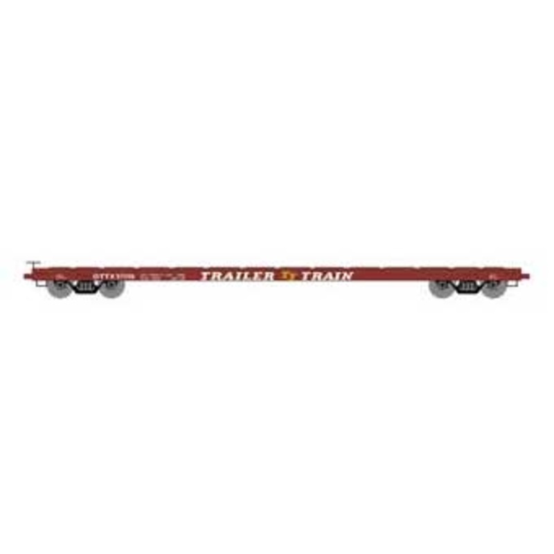 Athearn HO Scale 97069 60' Flatcar Trailer Train "Brown" OTTX 97058