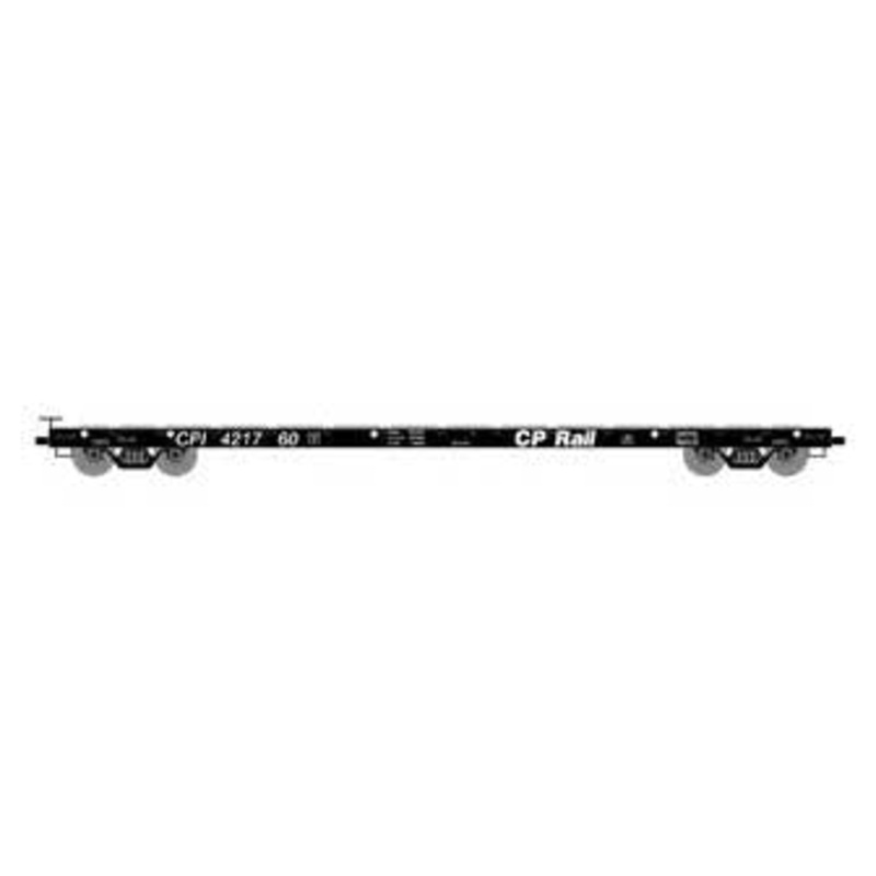 Athearn HO Scale 97076 60' Flatcar Canadian Pacific CP Rail 421760