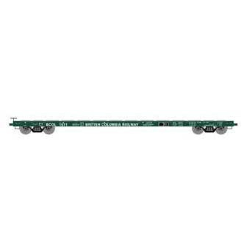 Athearn HO Scale 97078 60' Flatcar British Columbia BCOL 1511