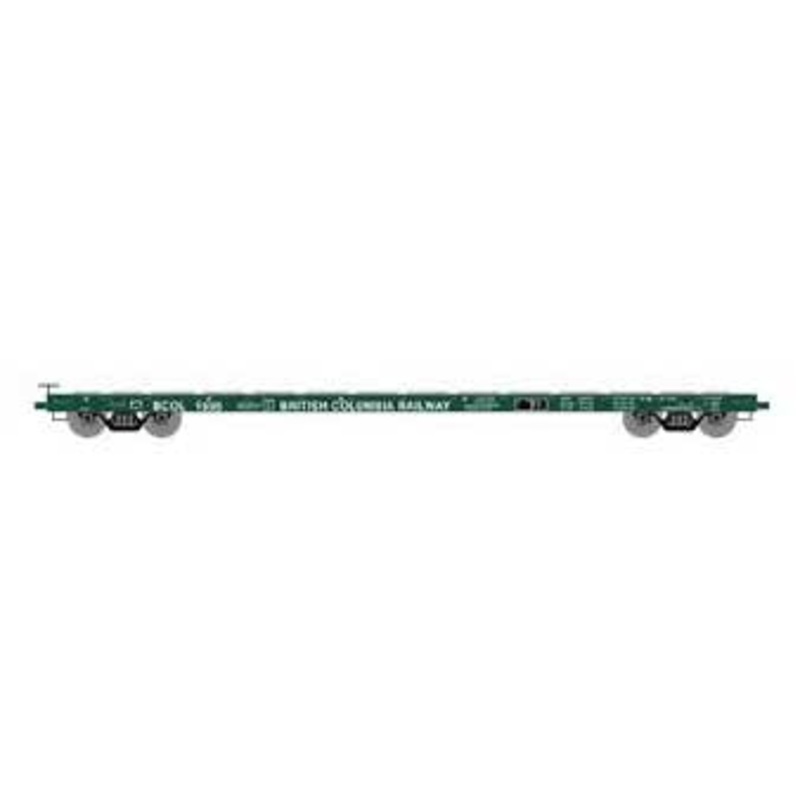 Athearn HO Scale 97079 60' Flatcar British Columbia BCOL 1555