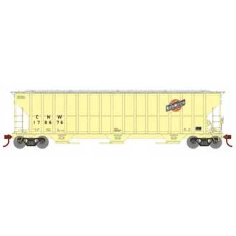 Athearn RTR 81509 HO 54' FMC 4700 Covered Hopper "Faded" Chicago & NorthWestern C&NW 178676
