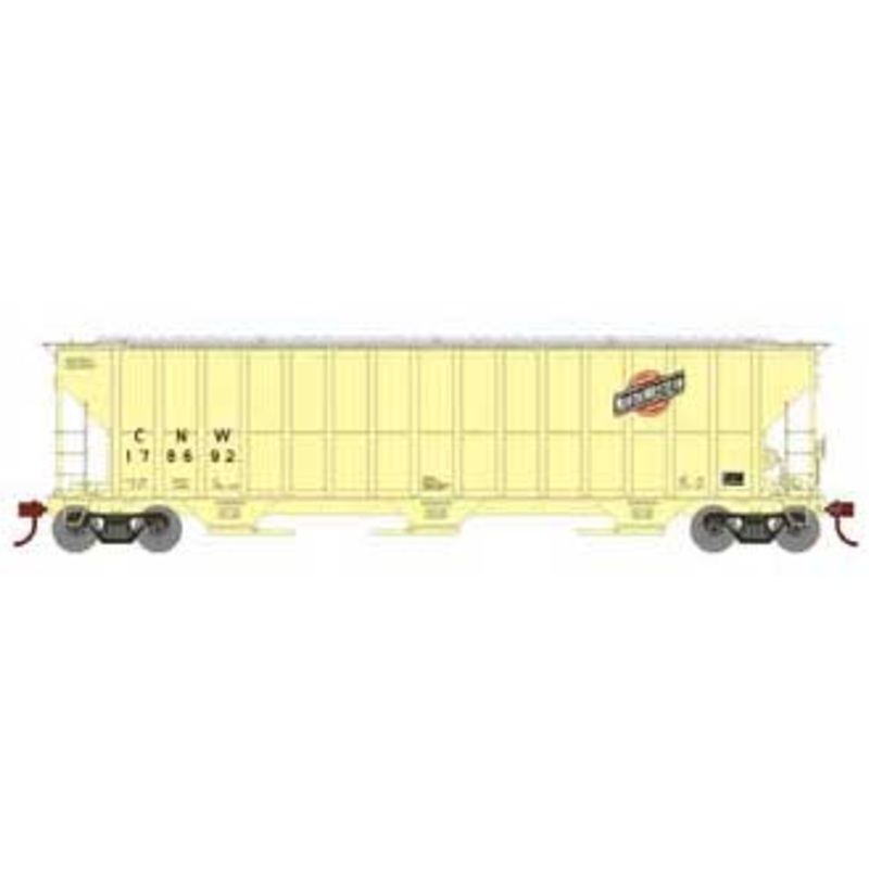 Athearn RTR 81750 HO 54' FMC 4700 Covered Hopper "Faded" Chicago & NorthWestern C&NW 178692