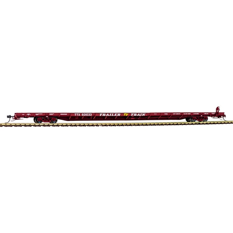Atlas 20006124 HO Scale F89J 89' TOFC Flatcar "Brown" TTX 601009