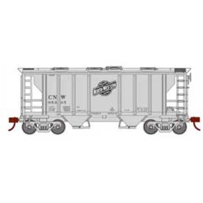 Roundhouse 2390 HO PS-2 2003 2 Bay Covered Hopper Chicago NorthWestern C&NW 95305