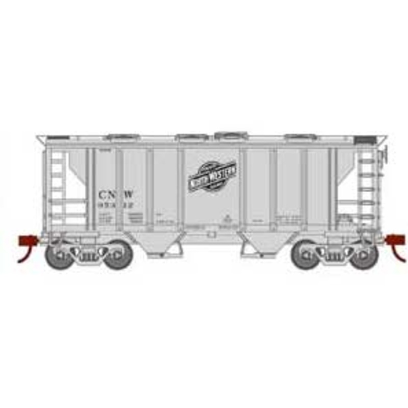 Roundhouse 2391 HO PS-2 2003 2 Bay Covered Hopper Chicago NorthWestern C&NW 95312