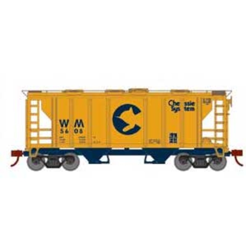 Roundhouse 2393 HO PS-2 2003 2 Bay Covered Hopper Chessie System WM 5608