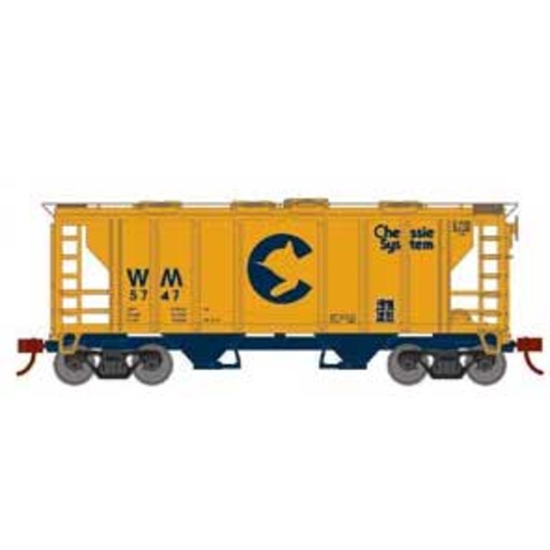 Roundhouse 2394 HO PS-2 2003 2 Bay Covered Hopper Chessie System WM 5747