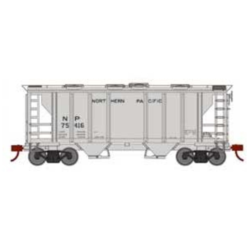 Roundhouse 2418 HO PS-2 2003 2 Bay Covered Hopper Northern Pacific NP 75416