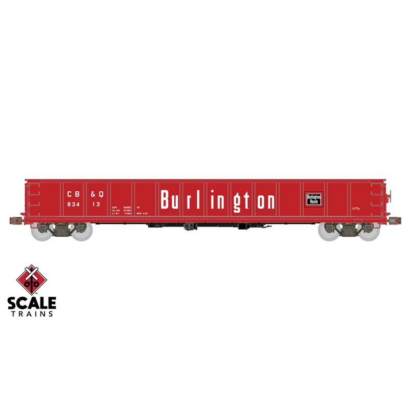 ScaleTrains Kit Classics 1167 Havelock Shops 52'6" Gondola Burlington CB&Q 83413