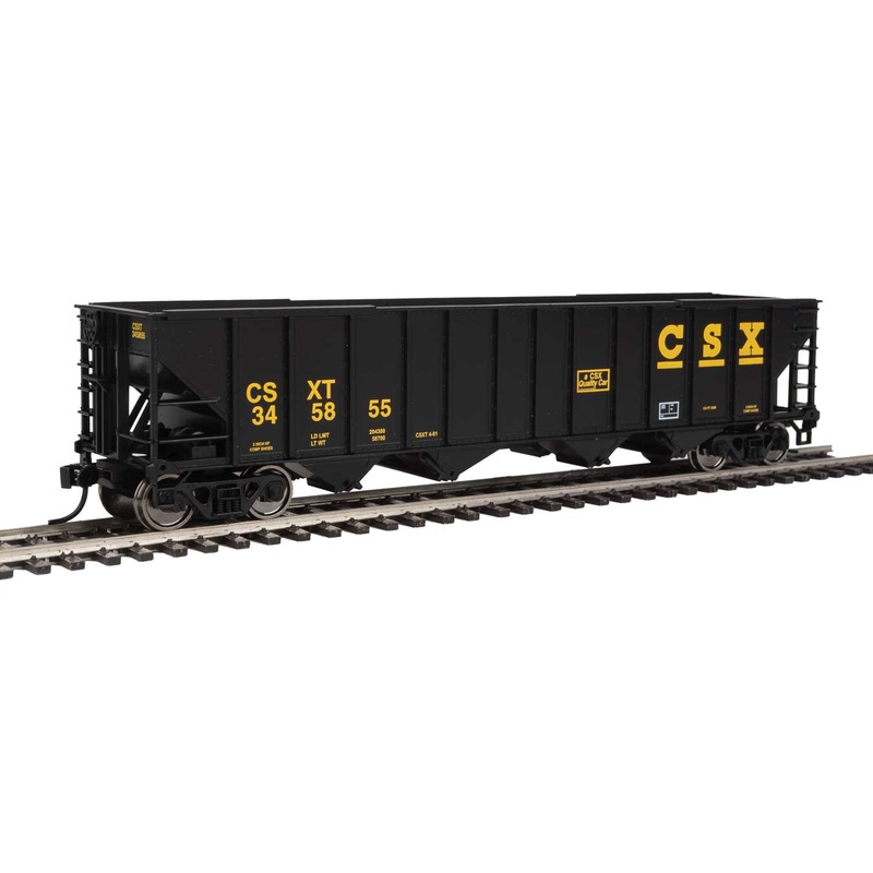 Walthers 910-1988 HO Scale 4 Bay 100 Ton Hopper CSX 345855