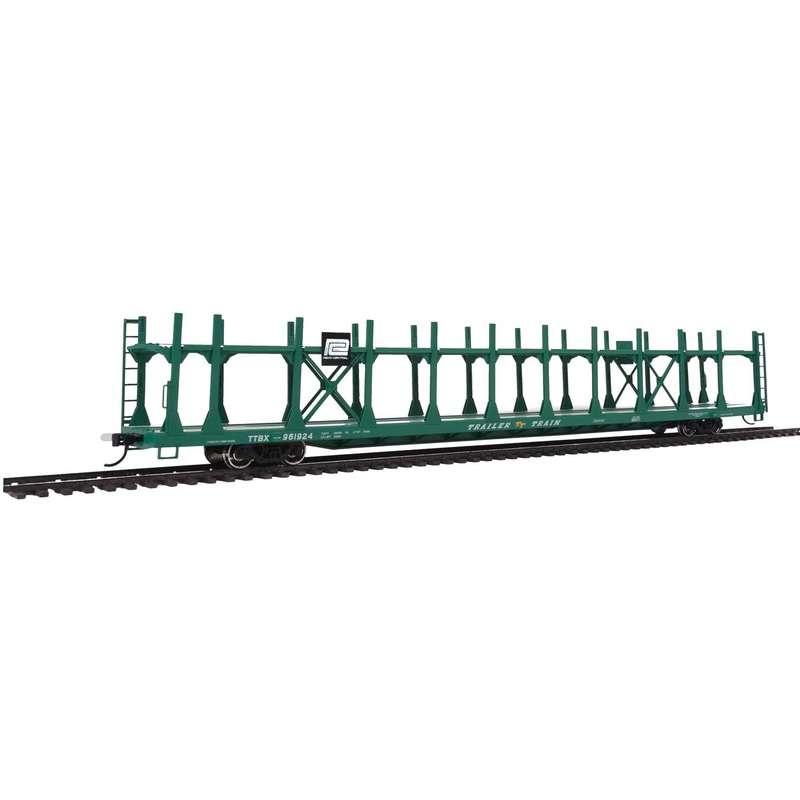 Walthers 910-8018 HO Scale Bi- Level Open Auto Carrier Penn Central PC 961924