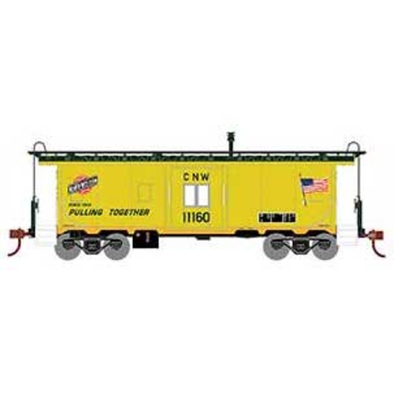 Athearn 90324 HO Scale Bay Window Caboose Chicago & NorthWestern CNW 11160