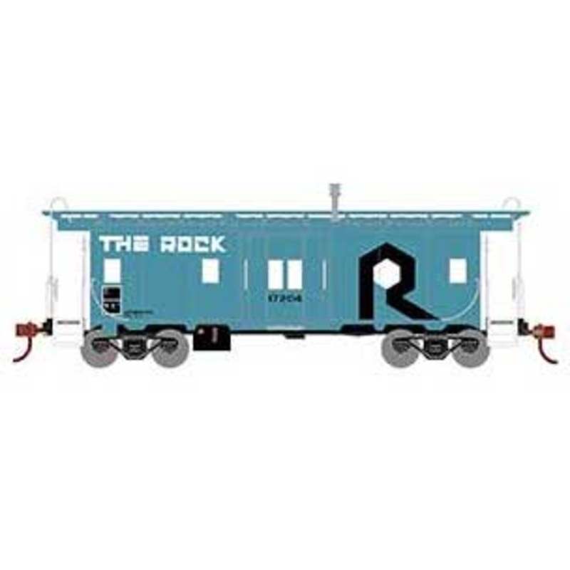 Athearn 90328 HO Scale Bay Window Caboose Rock Island "The Rock" RI 17204