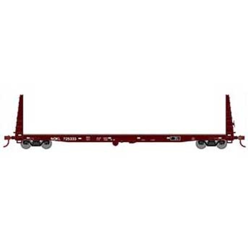 Athearn HO Scale 17227 60' Bulkhead Flatcar NOKL 725333