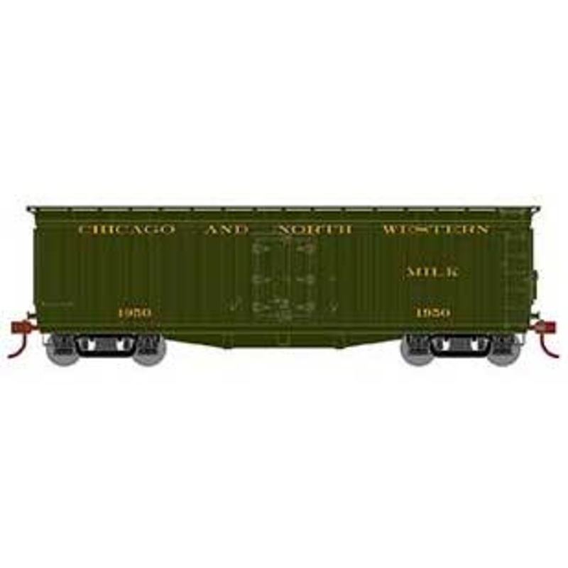 Athearn HO Scale 84707 40' Pfaudler Milk Car Chicago & North Western C&NW 1950