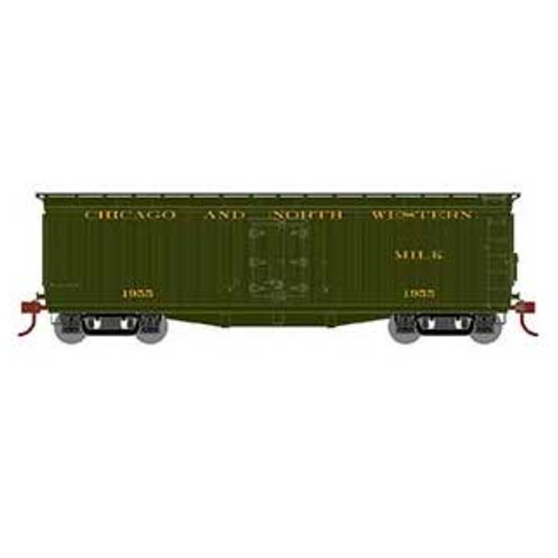 Athearn HO Scale 84708 40' Pfaudler Milk Car Chicago & North Western C&NW 1955