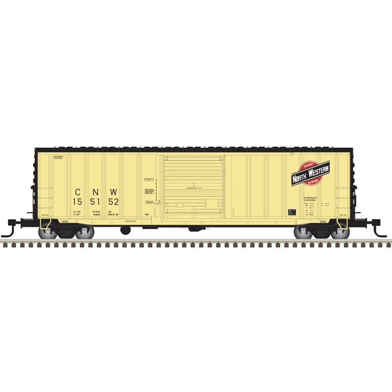 Atlas Master HO Scale 20007067 50' Precision Design Boxcar Chicago NorthWestern CNW 155148