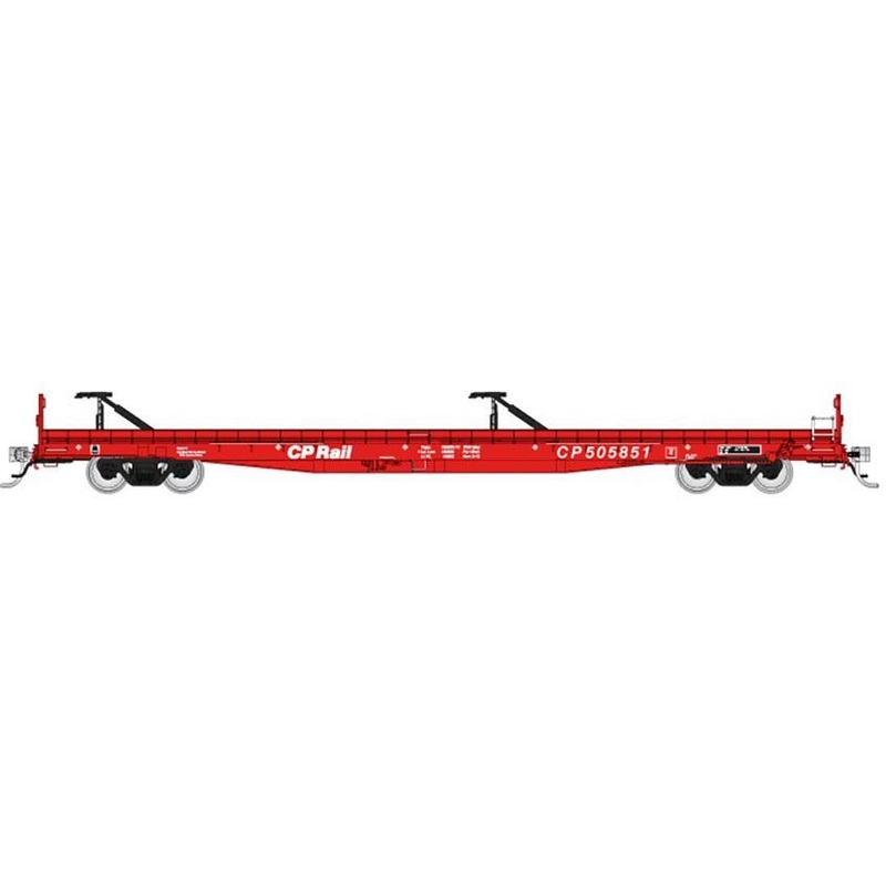 Rapido Trains 151004A HO Scale Marine Industries Piggyback Flatcar Canadian Pacific CP #2 (# Varies)