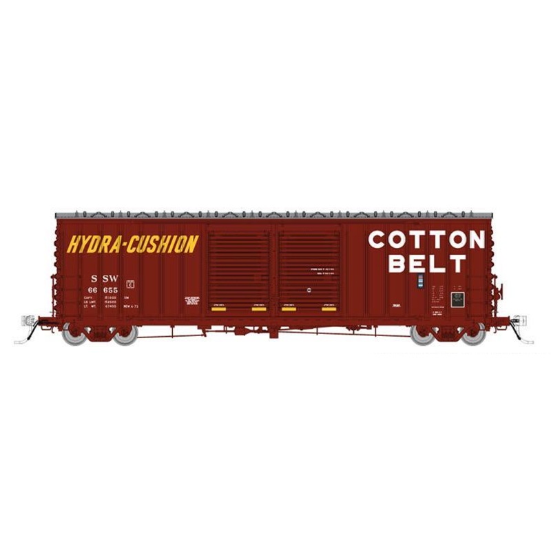 Rapido Trains 170001A HO Scale PCF B70 Boxcar Cotton Belt SSW #1 (# Varies)