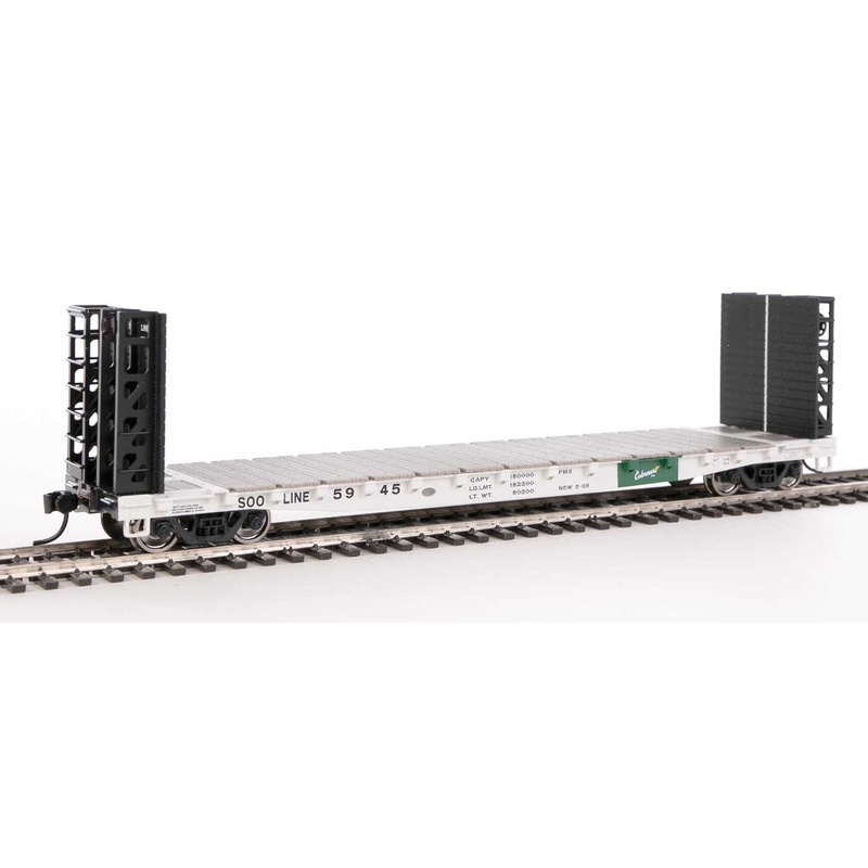 Walthers 910-5915 HO GSC Bulkhead Flatcar SOO Line 5945