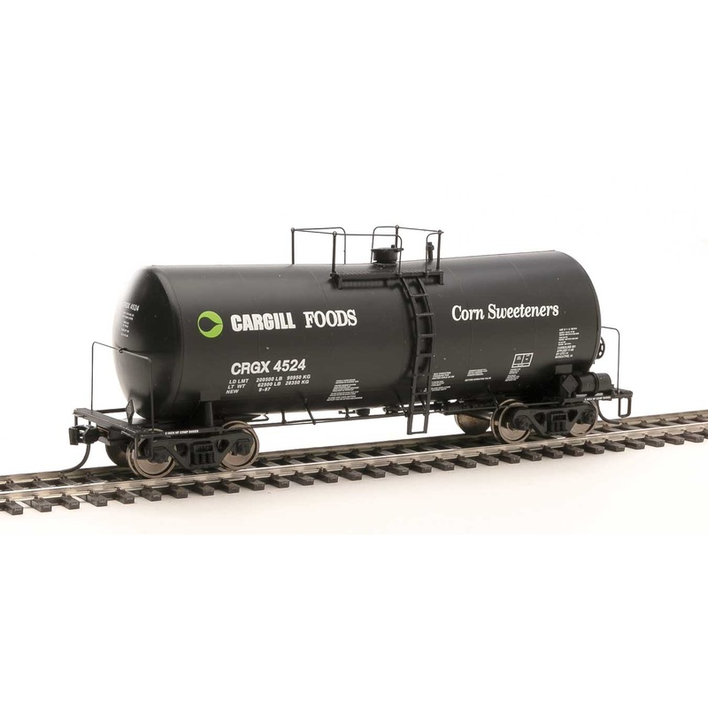 Walthers 920-100145 HO Scale 16,000 Gallon Funnel Flow Tank Car Cargill Corn Sweetener CRGX 4524