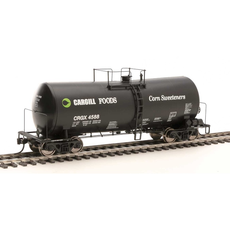Walthers 920-100148 HO Scale 16,000 Gallon Funnel Flow Tank Car Cargill Corn Sweetener CRGX 4588