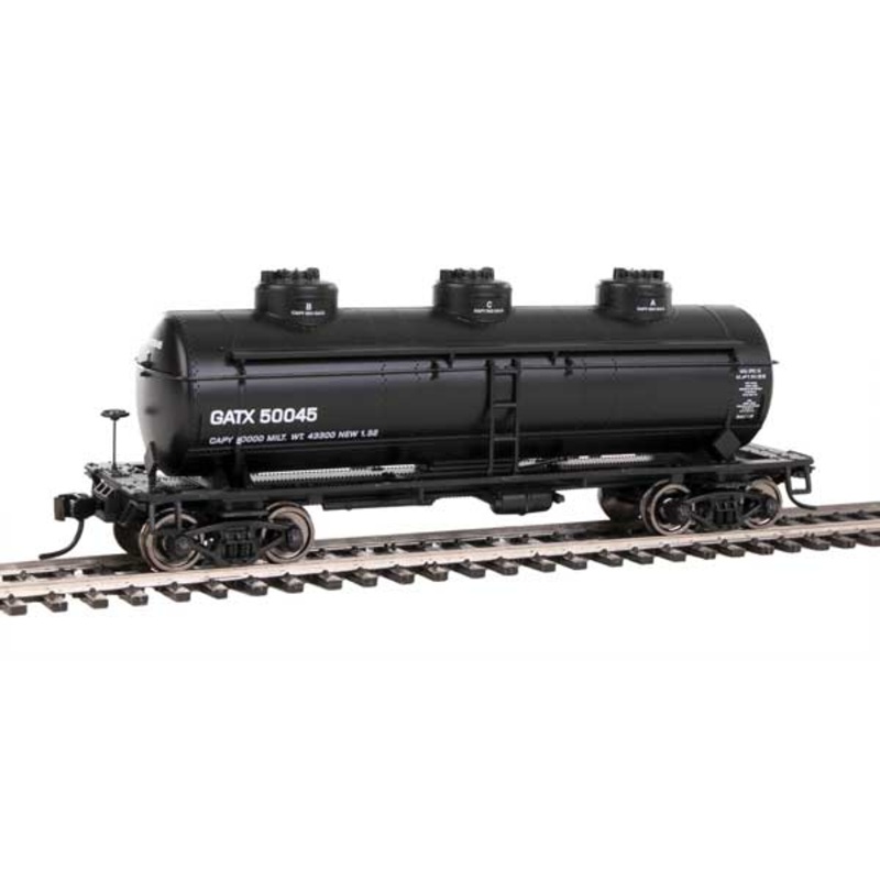 Walthers Mainline 910-1132 HO Scale 3 Dome Tank Car GATX 50045