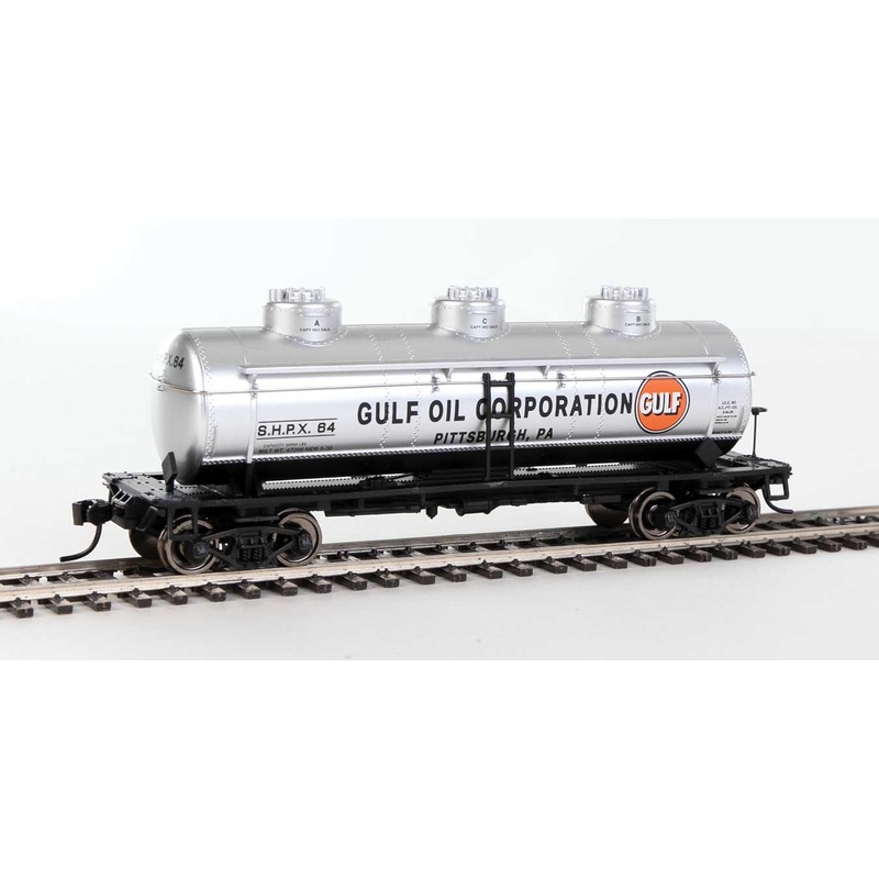 Walthers Mainline 910-1135 HO Scale 3 Dome Tank Car Gulf Oil SHPX 64